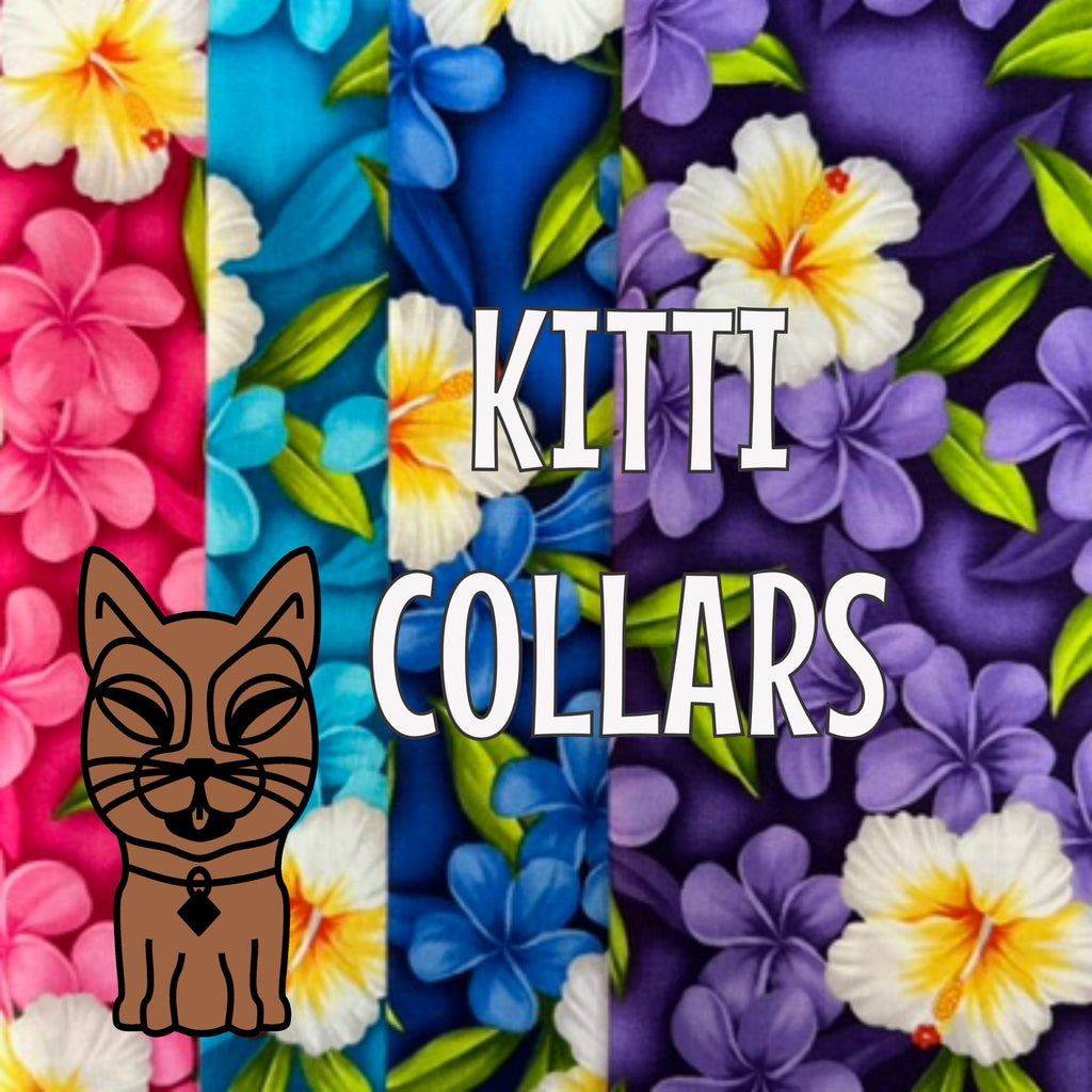 KITTI Collar - Hibiscus Garden